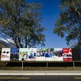 Des affiches pour les élections communales en Valais le vendredi 20 septembre 2024 a Martigny. (Image d'illustration)